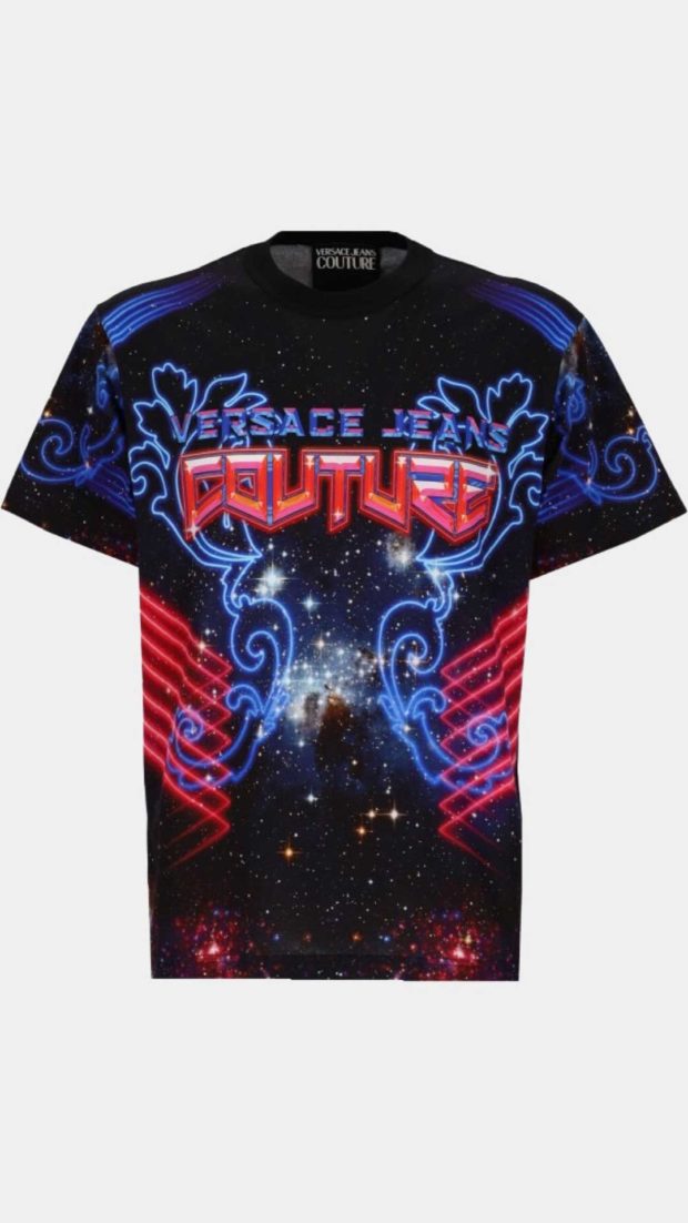 Camiseta Versace Jeans Couture con estampado galaxia