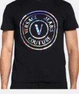 Camiseta Versace Jeans Couture con logotipo holográfico