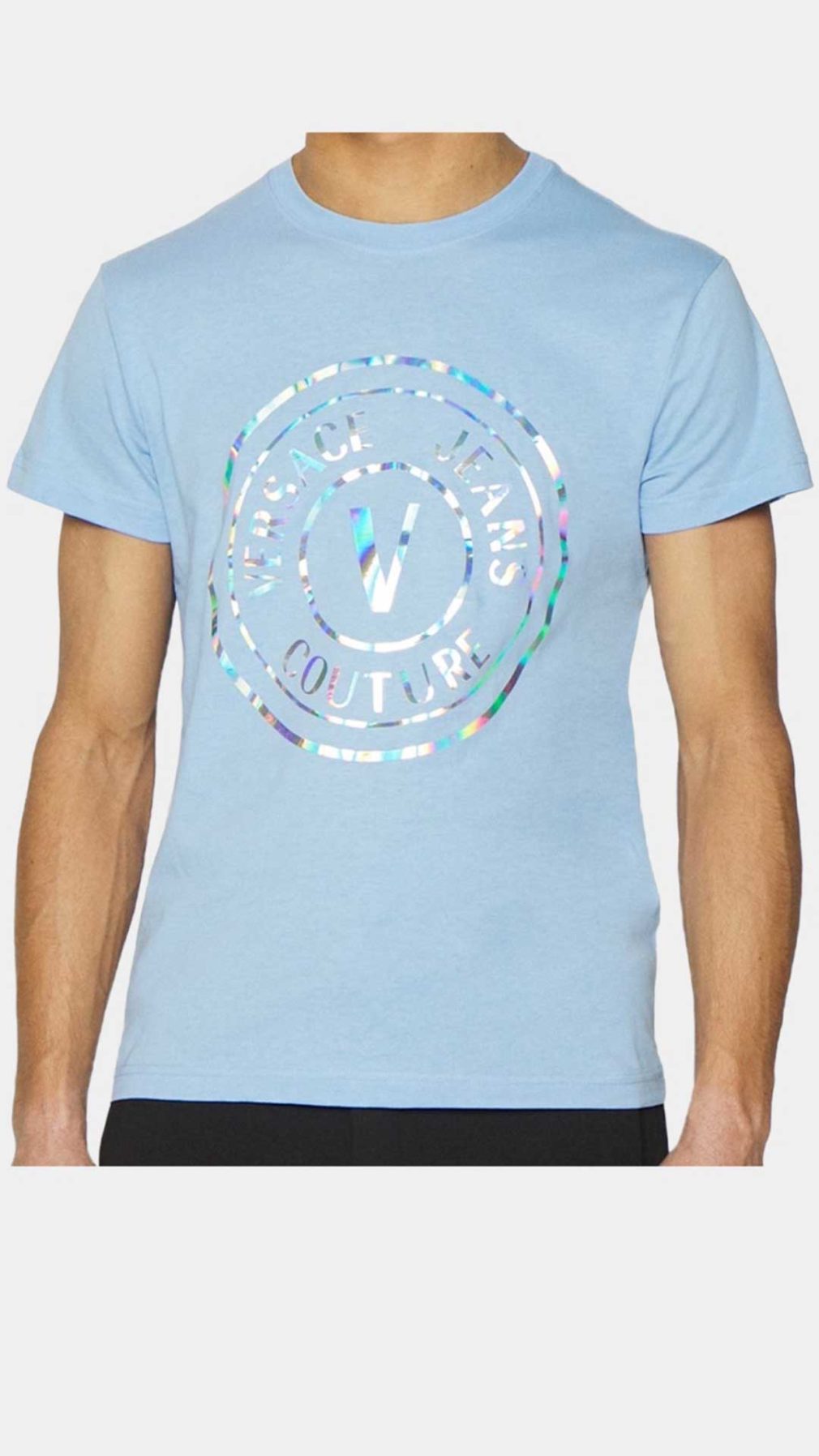 Camiseta Versace Jeans Couture con logotipo holográfico