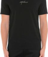 Camiseta Moschino con logo de strass