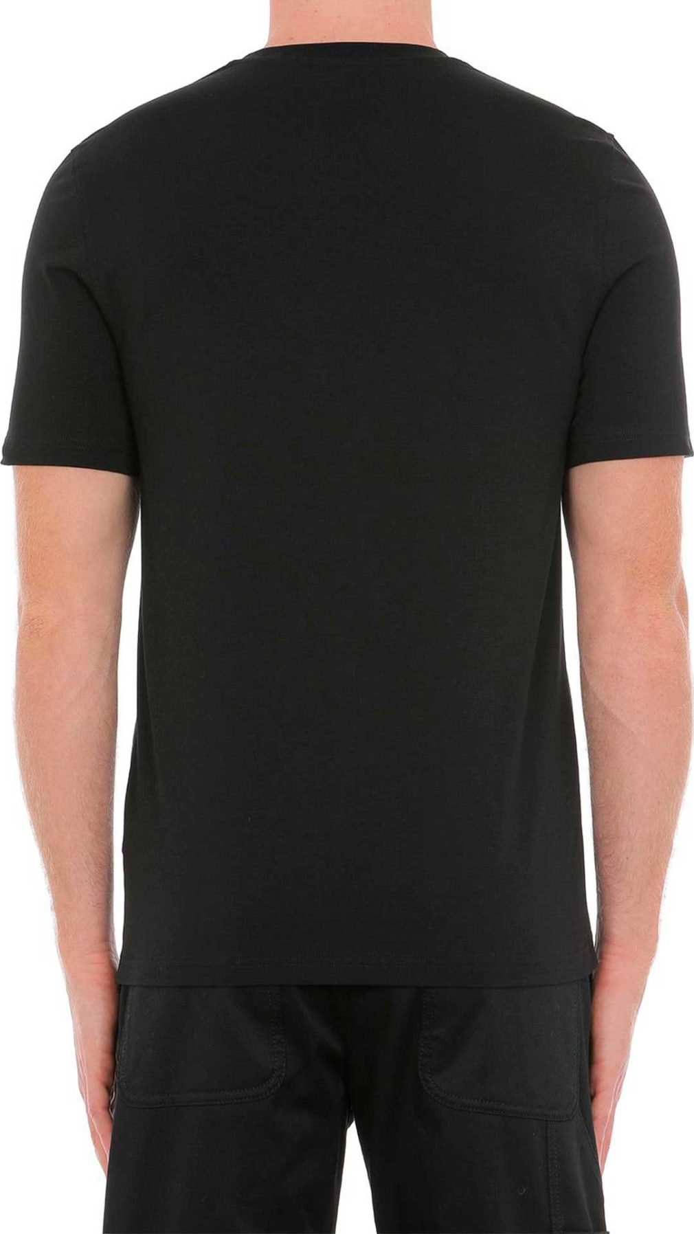 Camiseta Moschino con logo de strass