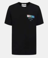 Camiseta con logotipo Moschino Couture holográfico