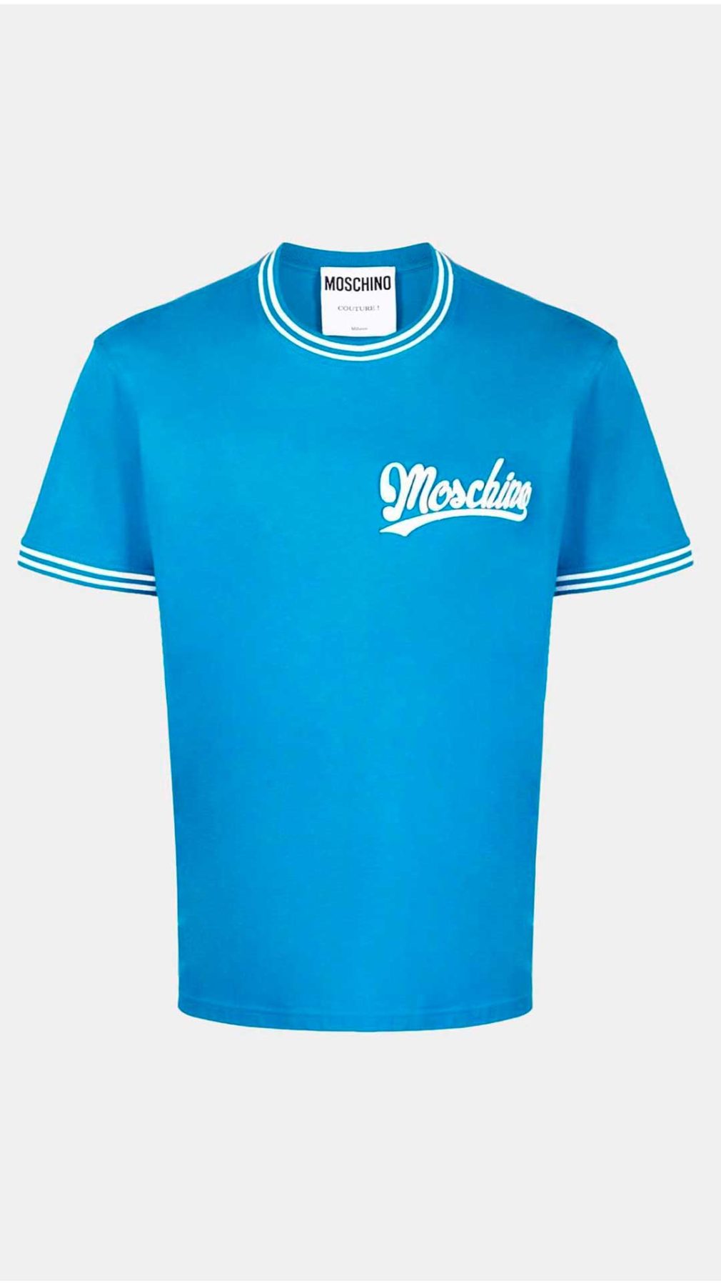 Camiseta Moschino con logo bordado