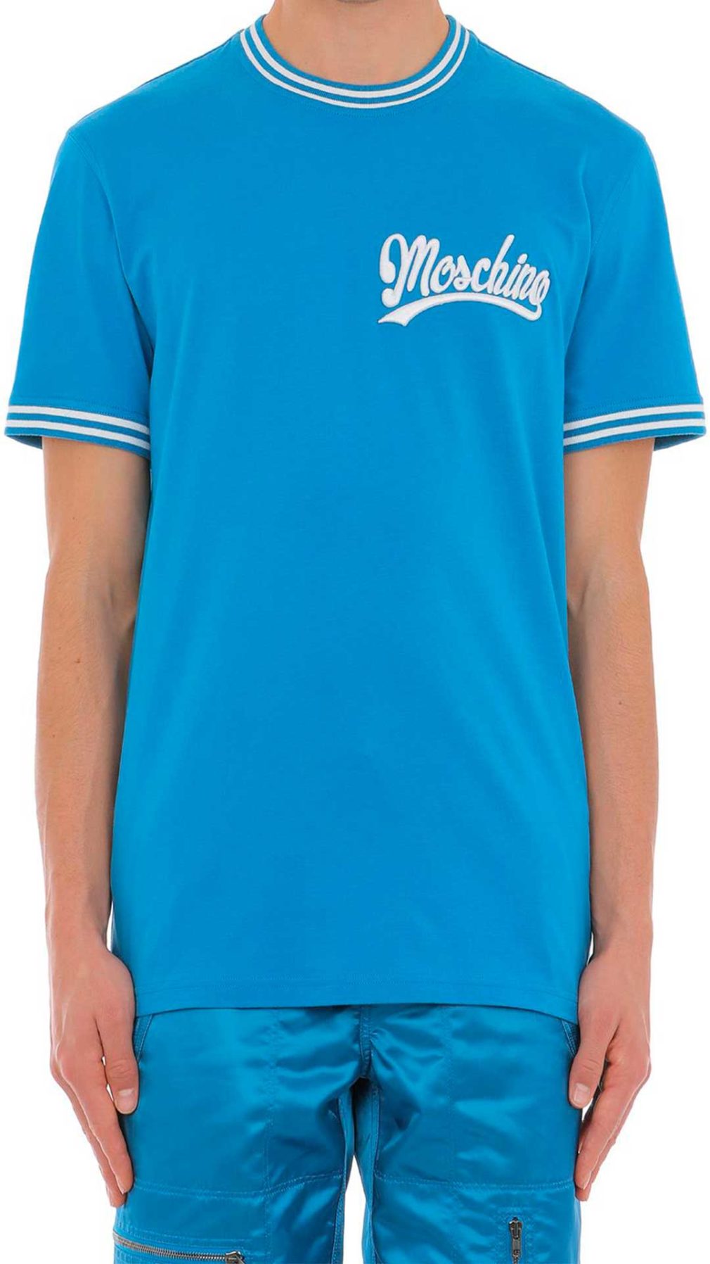 Camiseta Moschino con logo bordado