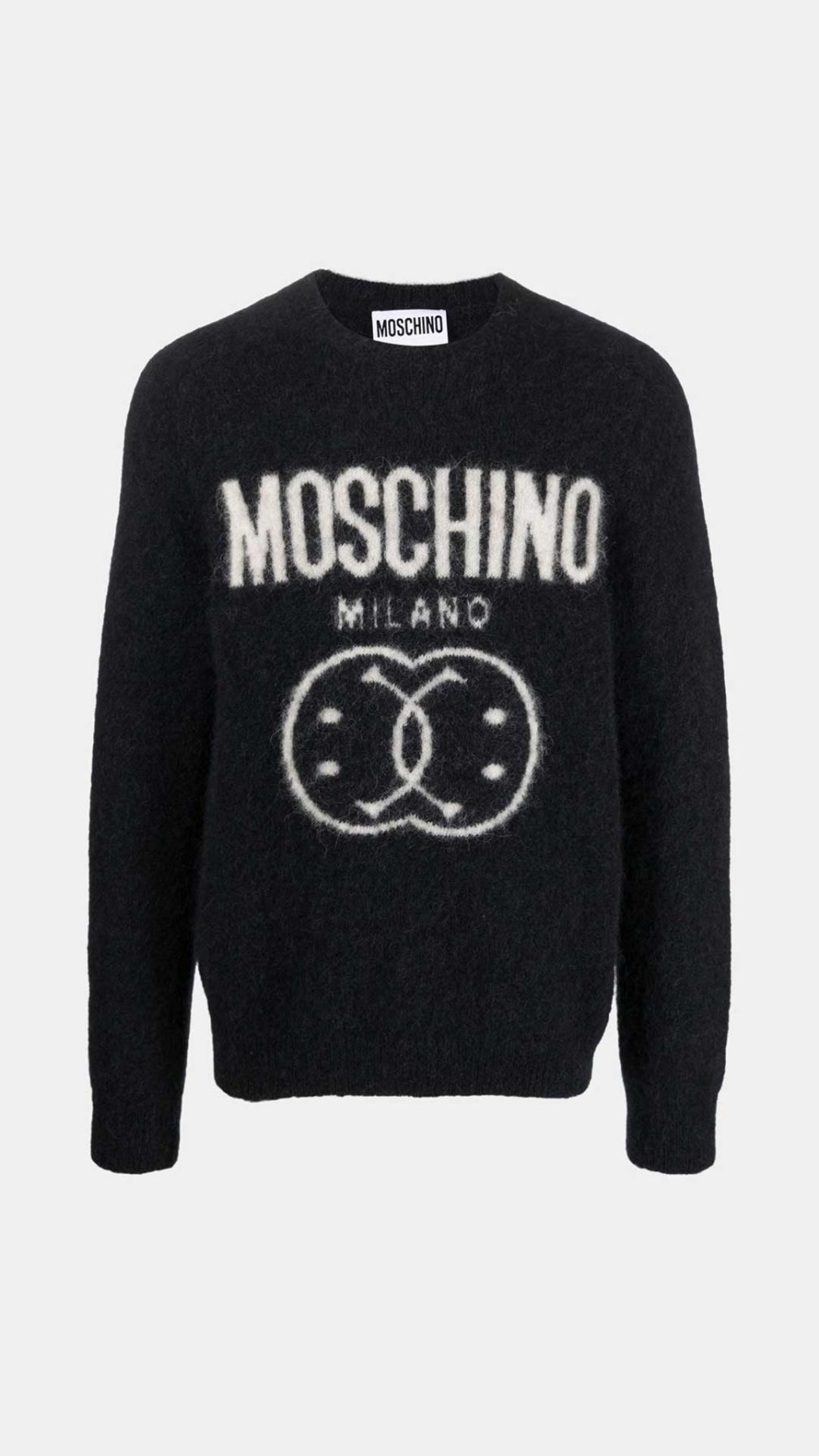 Jersey  Moschino logotipo Double Smiley en contraste