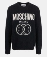 Jersey  Moschino logotipo Double Smiley en contraste