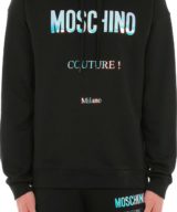 Sudadera con logotipo Moschino Couture holográfico