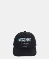 Gorra Moschino Couture con logo holográfico
