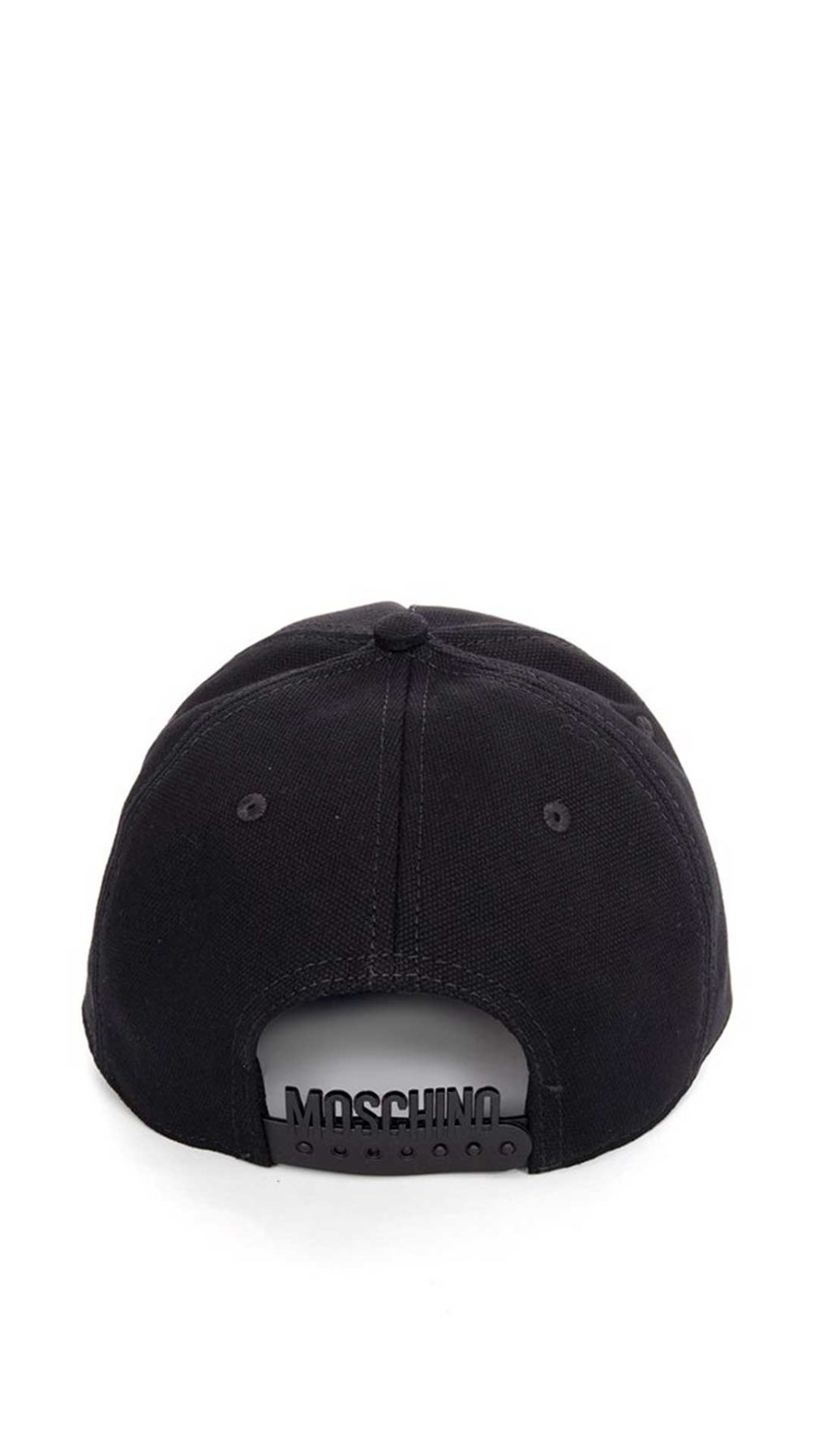 Gorra Moschino Couture con logo holográfico