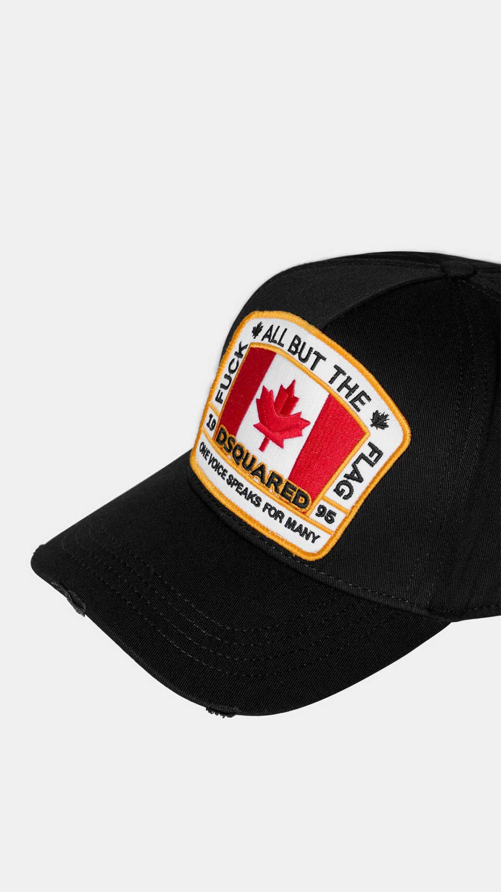 Gorra Dsquared2 logotipo con hoja de Canadá