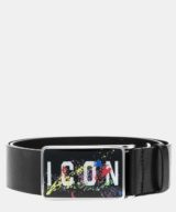 Cinturón Dsquared2 Icon con efecto pintura