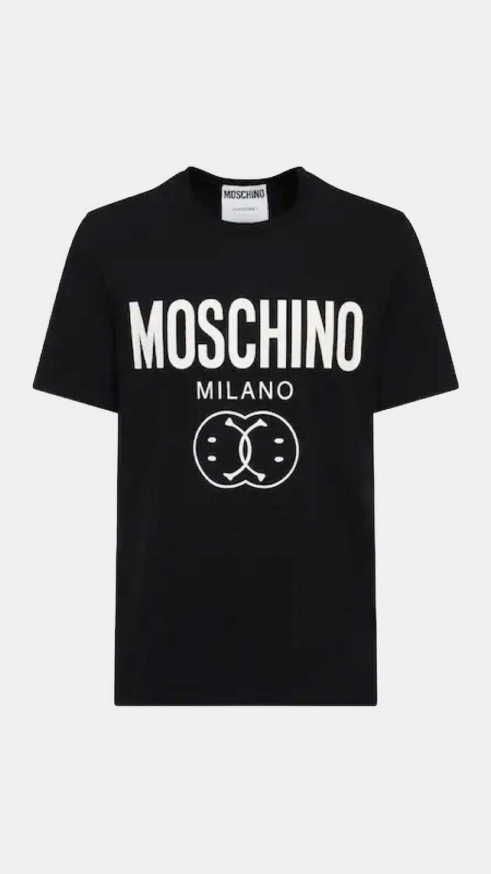 Camiseta Moschino con estampado Double Smiley