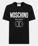 Camiseta Moschino con estampado Double Smiley