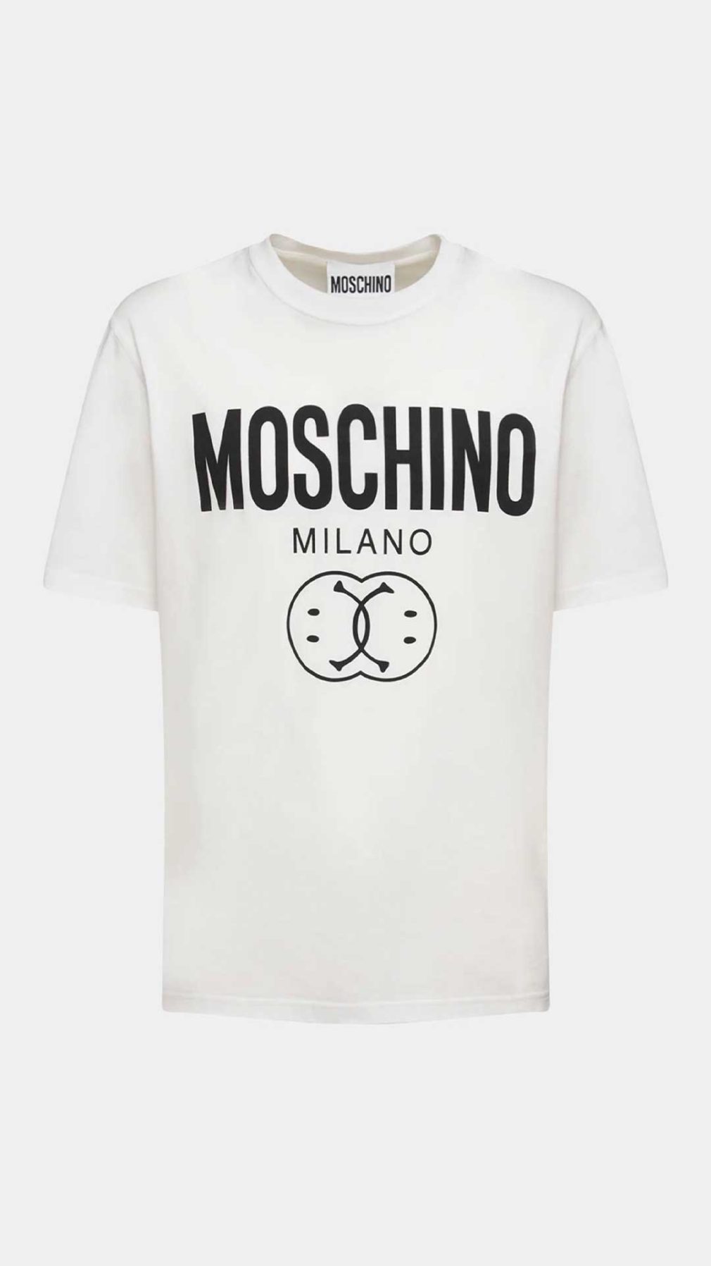 Camiseta Moschino con estampado Double Smiley