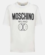 Camiseta Moschino con estampado Double Smiley
