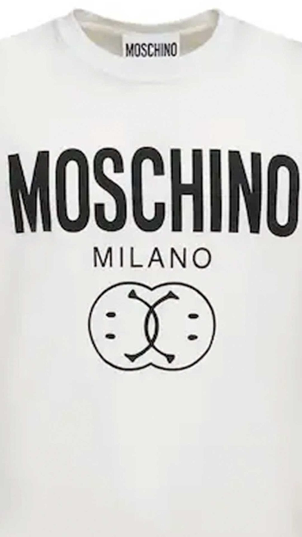 Camiseta Moschino con estampado Double Smiley