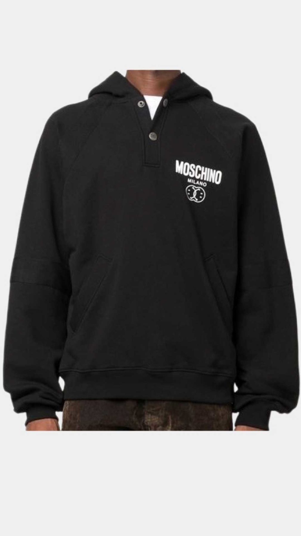 Sudadera Moschino con capucha y estampado Double Smiley