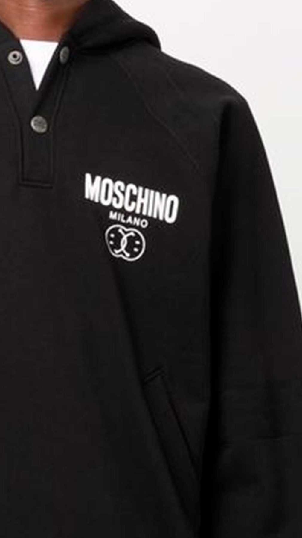 Sudadera Moschino con capucha y estampado Double Smiley