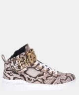 Deportiva Moschino efecto de piel de serpiente