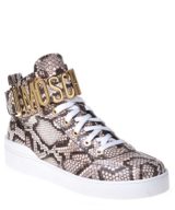 Deportiva Moschino efecto de piel de serpiente