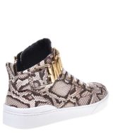 Deportiva Moschino efecto de piel de serpiente