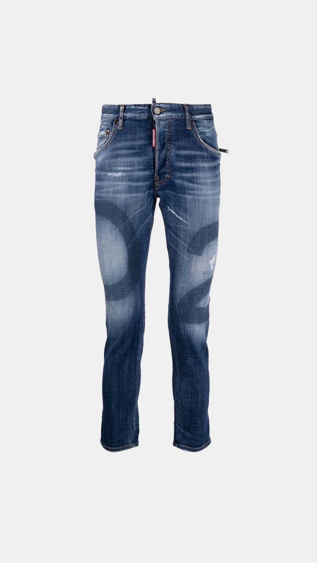 Jeans Skater Dsquared2 con logotipo D2 estampado
