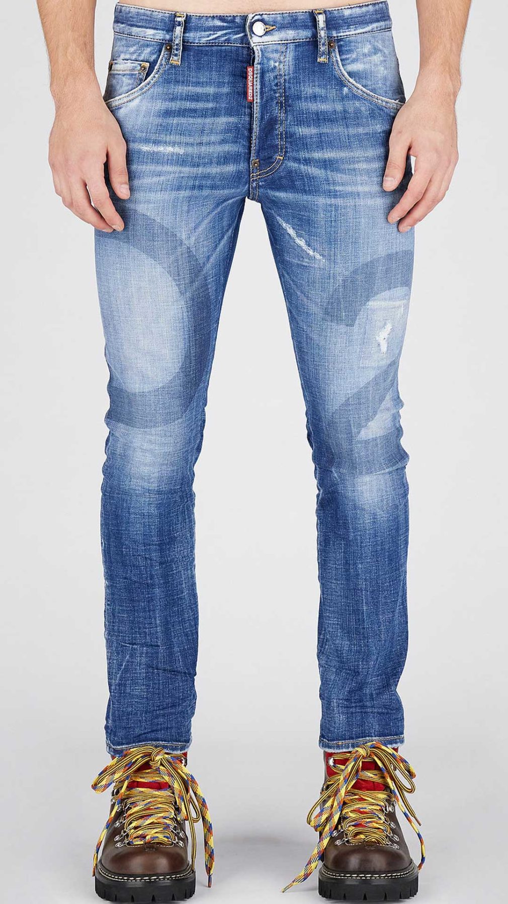Jeans Skater Dsquared2 con logotipo D2 estampado