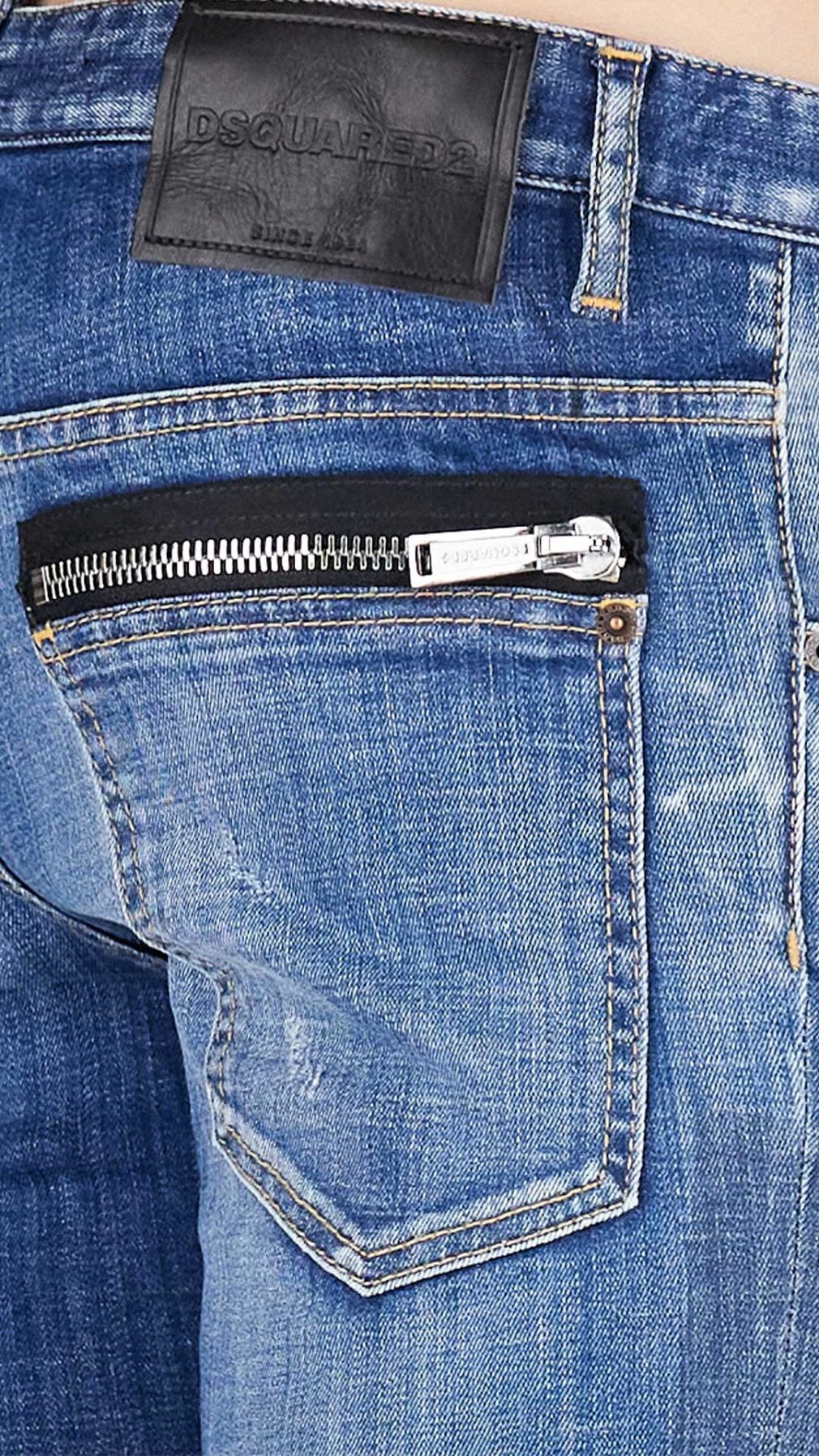 Jeans Skater Dsquared2 con logotipo D2 estampado