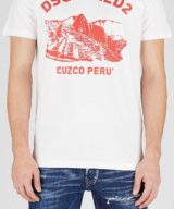 Camiseta Dsquared2 con estampado grafico de Cuzco