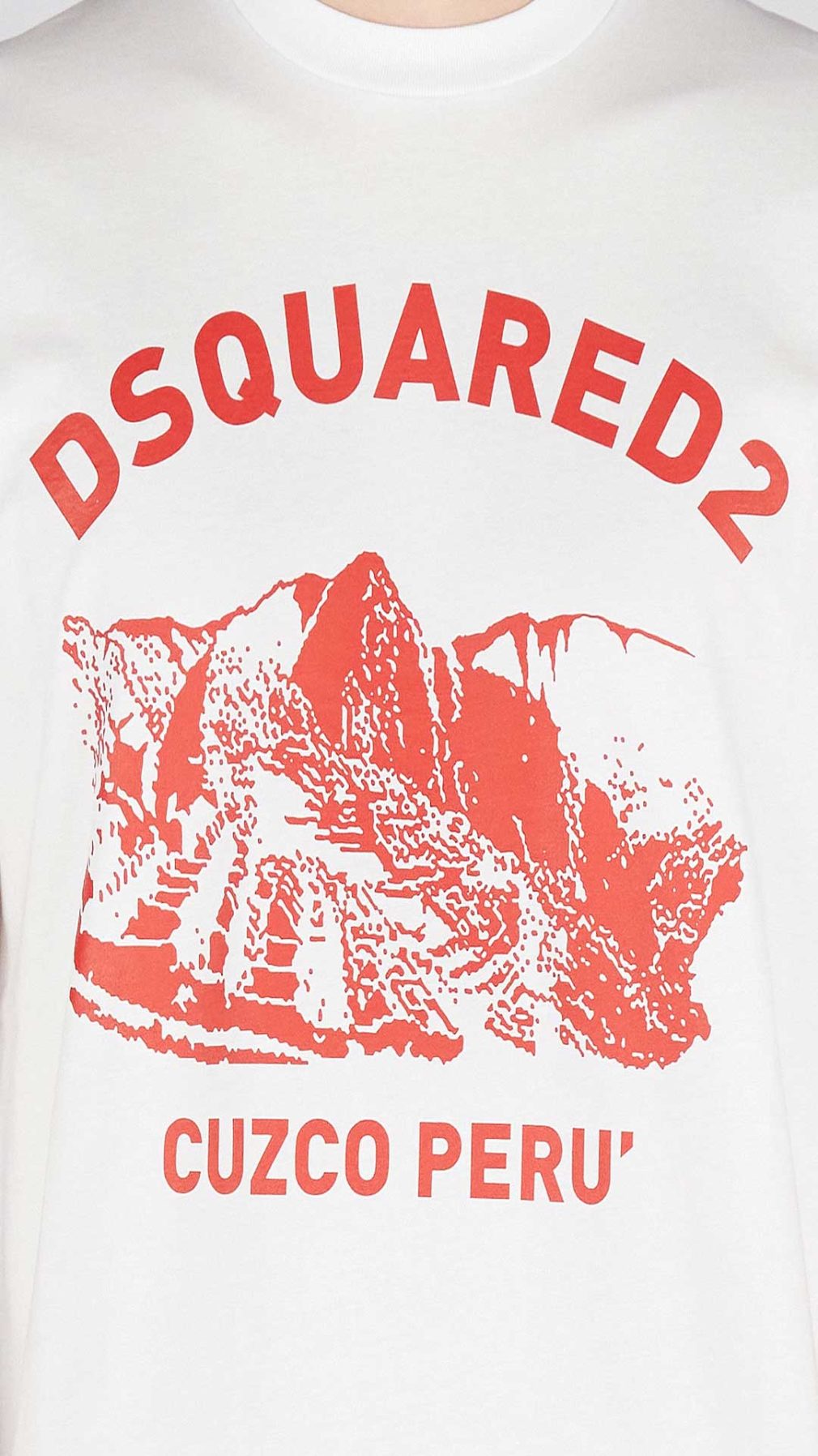 Camiseta Dsquared2 con estampado grafico de Cuzco