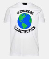 Camiseta Dsquared2 con estampado gráfico Globetrotter
