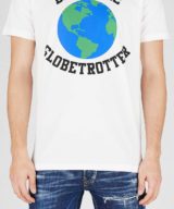 Camiseta Dsquared2 con estampado gráfico Globetrotter