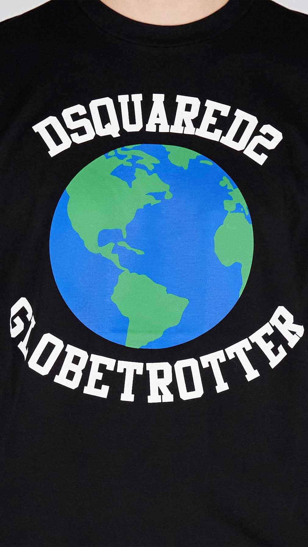 Camiseta Dsquared2 con estampado gráfico Globetrotter