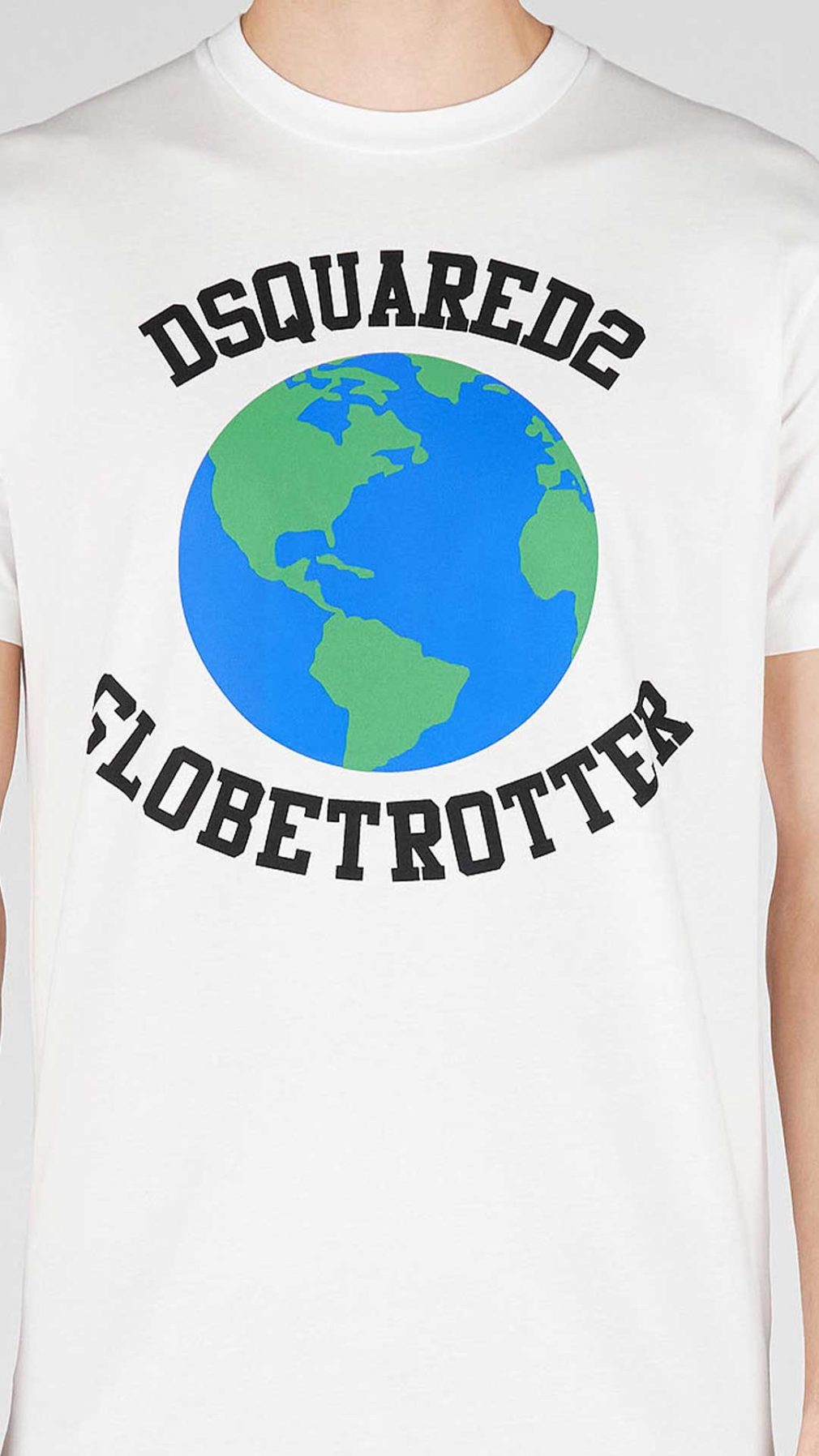 Camiseta Dsquared2 con estampado gráfico Globetrotter