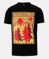 Camiseta Dsquared2 con estampado gráfico