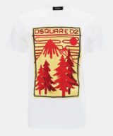 Camiseta Dsquared2 con estampado gráfico