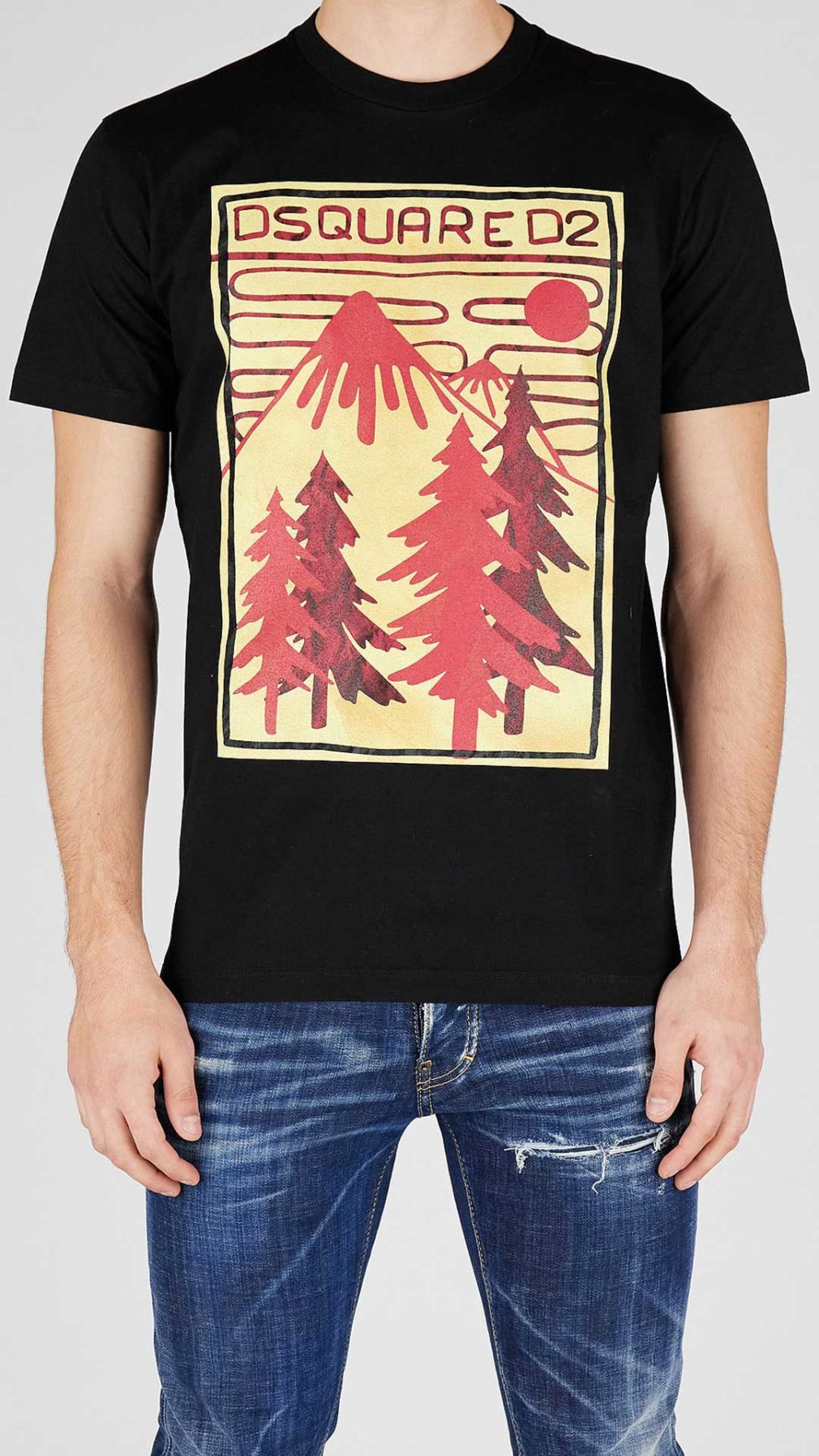 Camiseta Dsquared2 con estampado gráfico