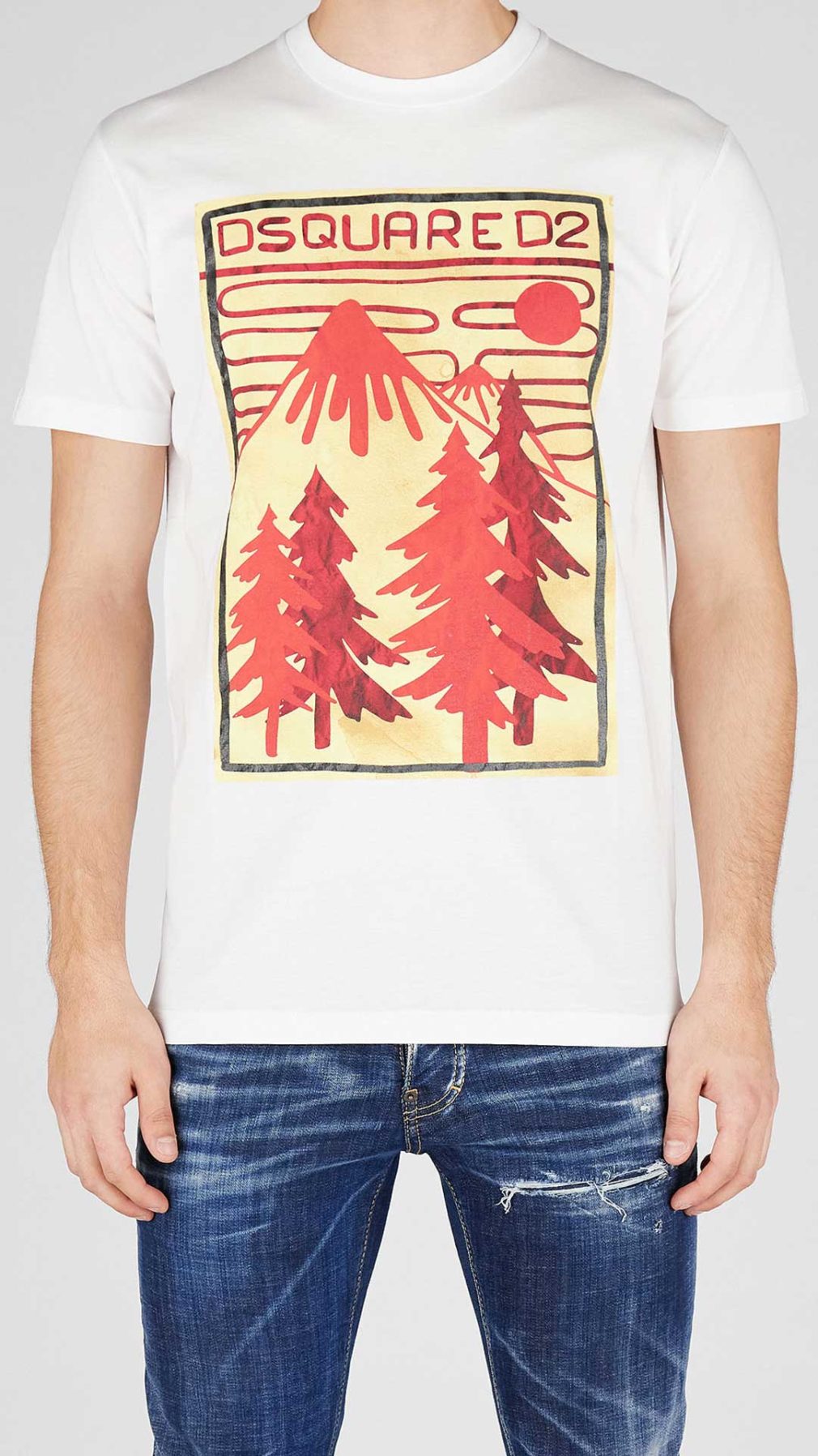 Camiseta Dsquared2 con estampado gráfico