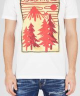 Camiseta Dsquared2 con estampado gráfico