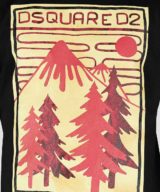 Camiseta Dsquared2 con estampado gráfico