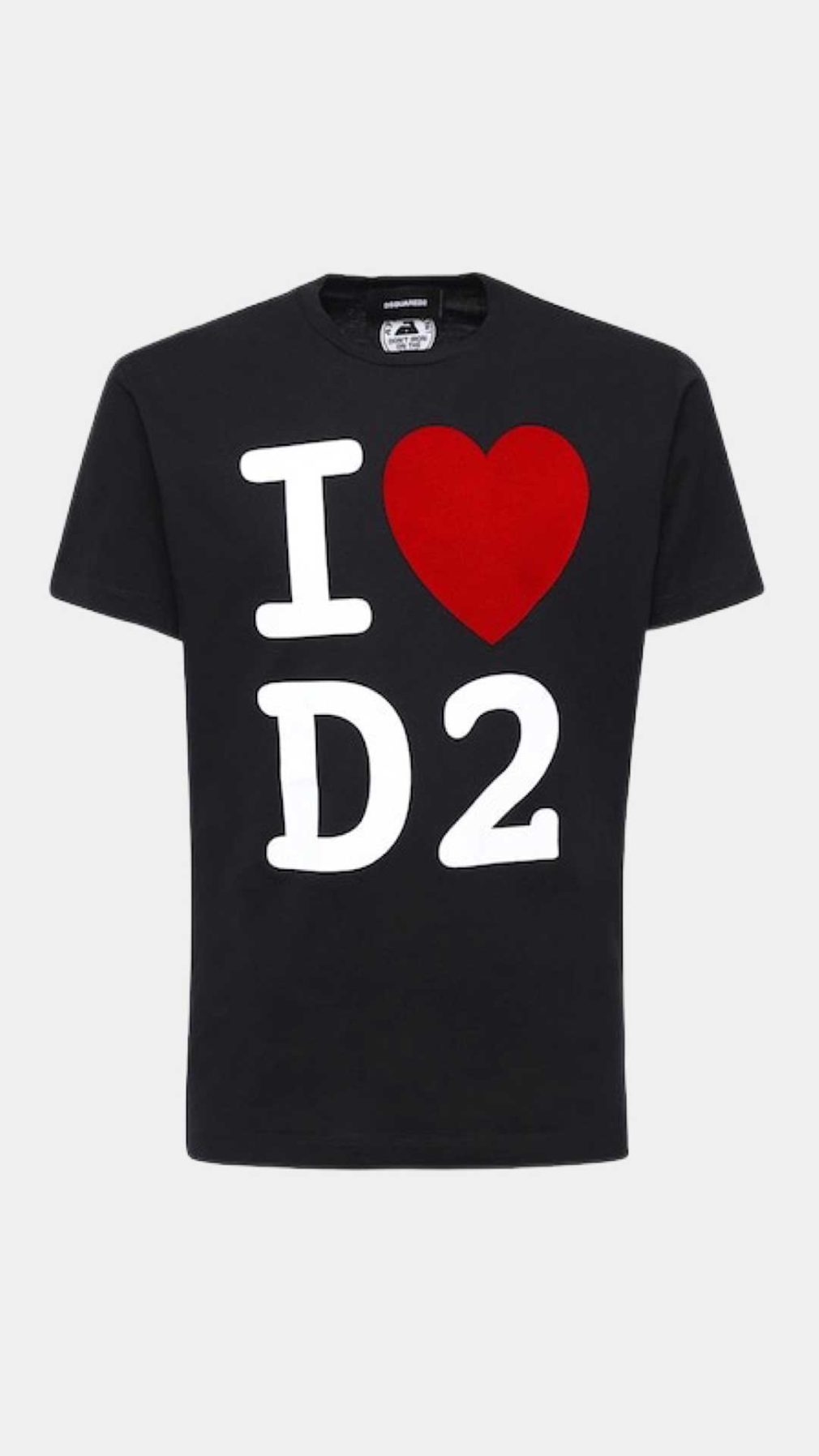 Camiseta Dsquared2 con estampado grafico Ilove D2