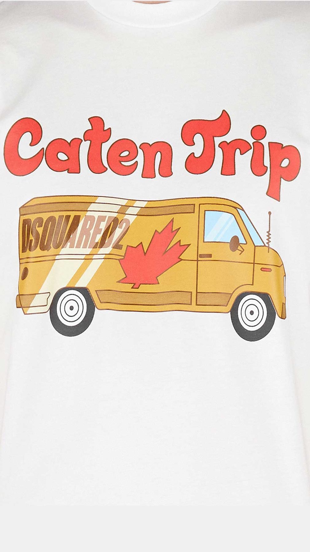 Camiseta Dsquared2 estampado gráfico Caten Trip