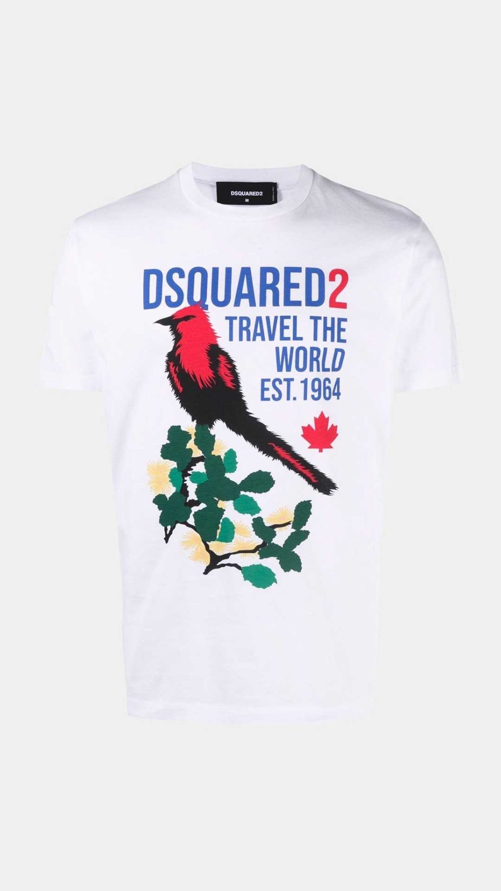 Camiseta Dsquared2 con estampado gráfico en la parte delantera