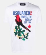 Camiseta Dsquared2 con estampado gráfico en la parte delantera