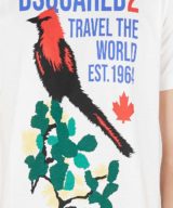 Camiseta Dsquared2 con estampado gráfico en la parte delantera