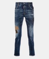 Jeans Skater Dsquared2 con manchas de pintura