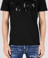 Camiseta Dsquared2 Icon logotipo brillante al tono