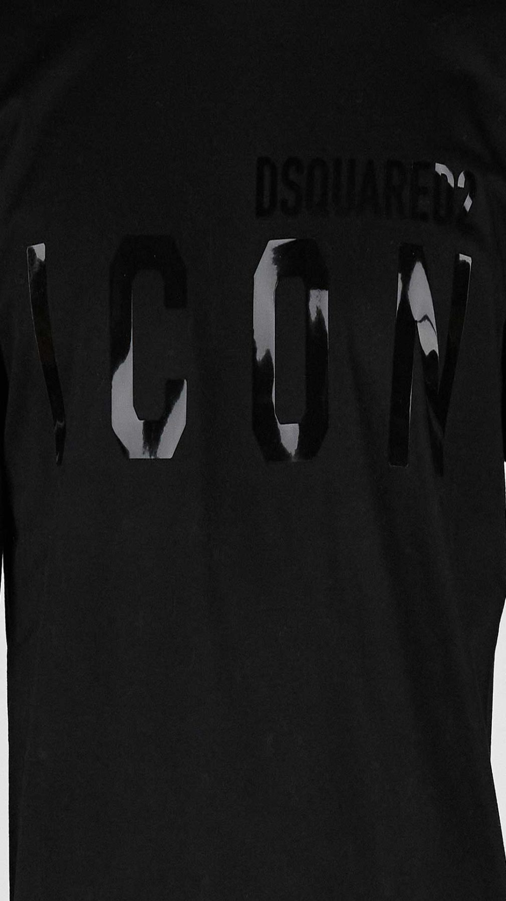 Camiseta Dsquared2 Icon logotipo brillante al tono