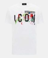 Camiseta Dsquared2 Icon con manchas efecto pintura