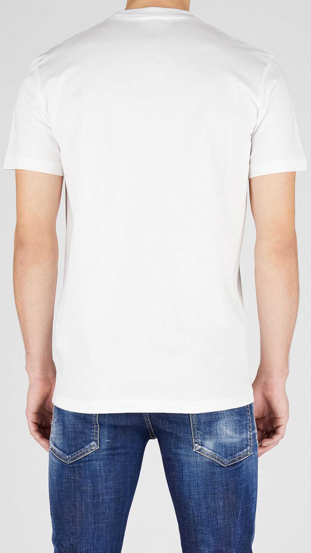 Camiseta Dsquared2 Icon con manchas efecto pintura